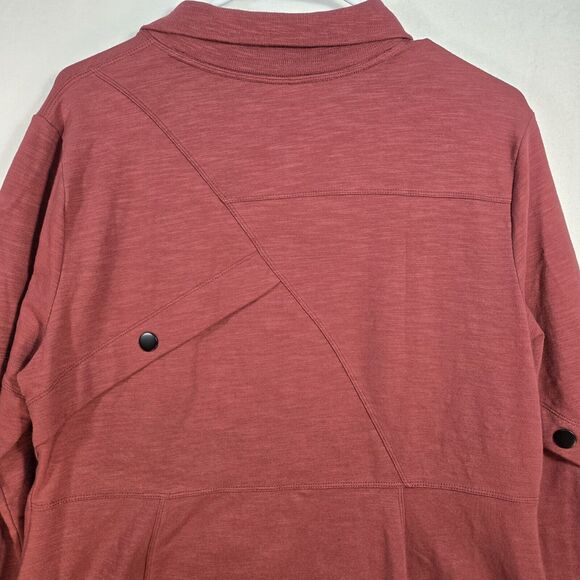 Cabi Burgundy Long Sleeve Full Zip Activewear Training Jacket Womens Size Large - Picture 9 of 13